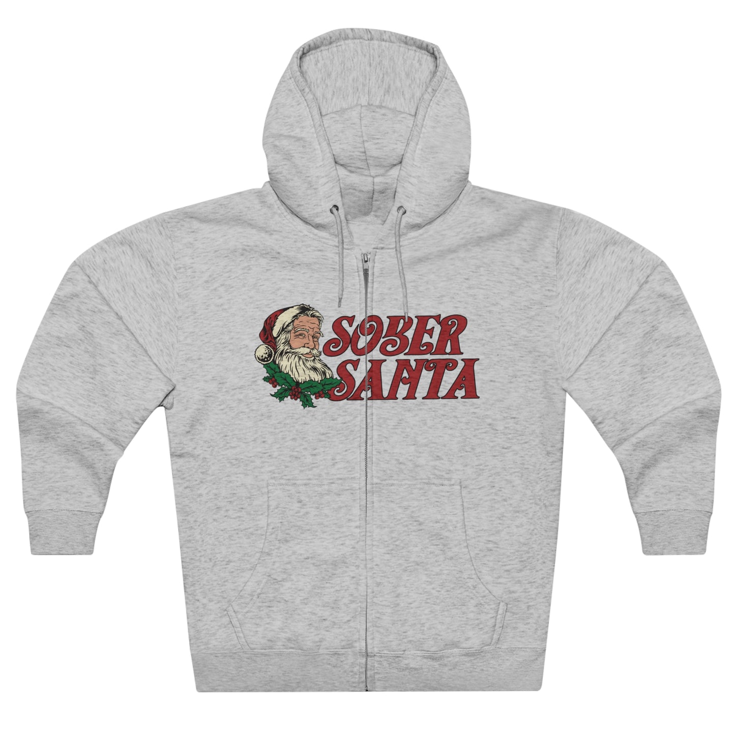 Sober Santa Zip Hoodie