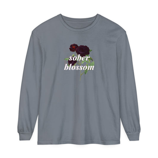 Sober Blossom Long Sleeve T-Shirt