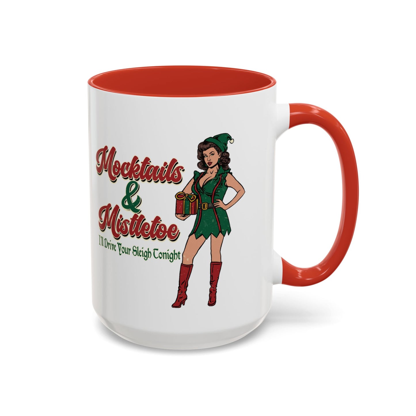 Sexy Elf Christmas Coffee Mug (11, 15oz)