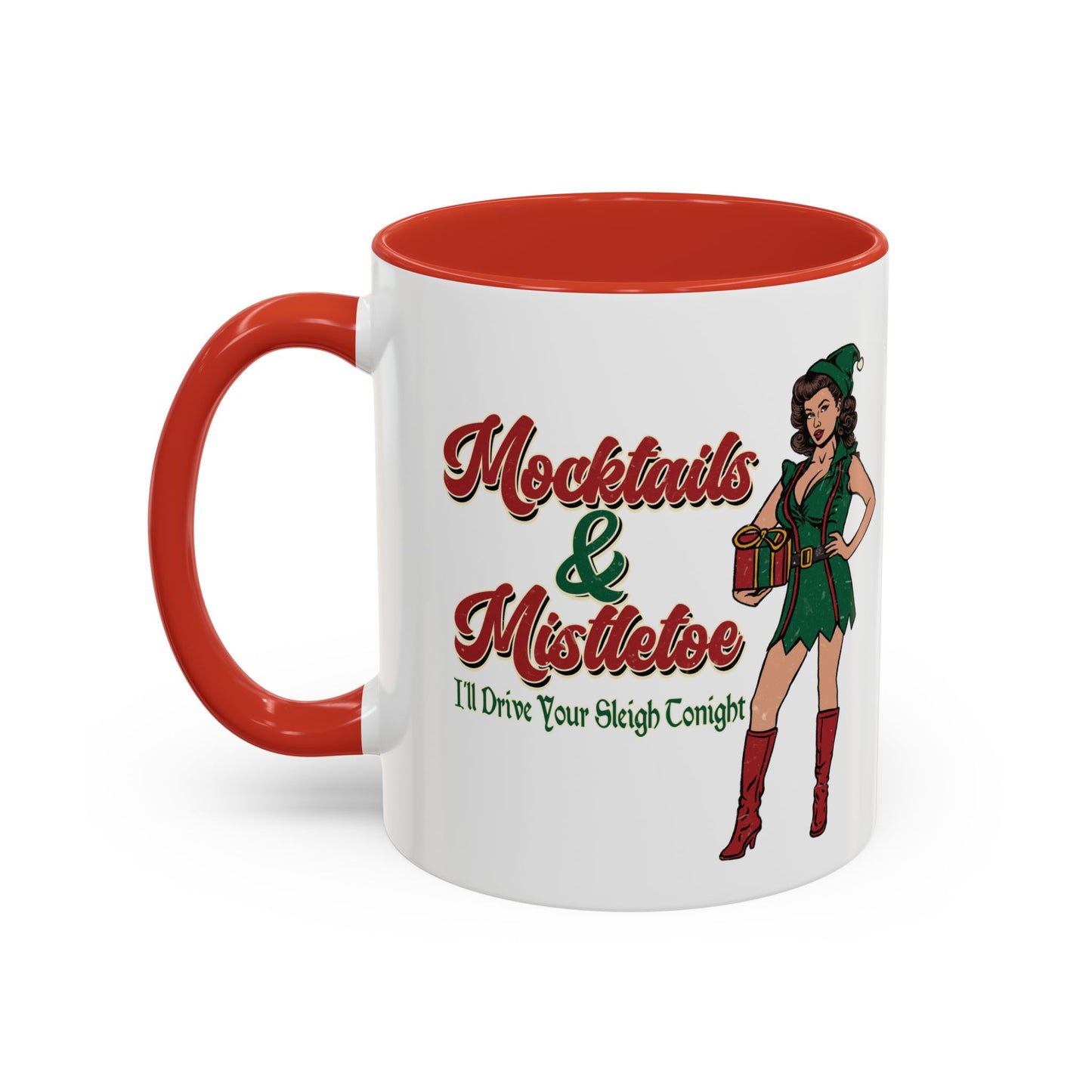 Sexy Elf Christmas Coffee Mug (11, 15oz)