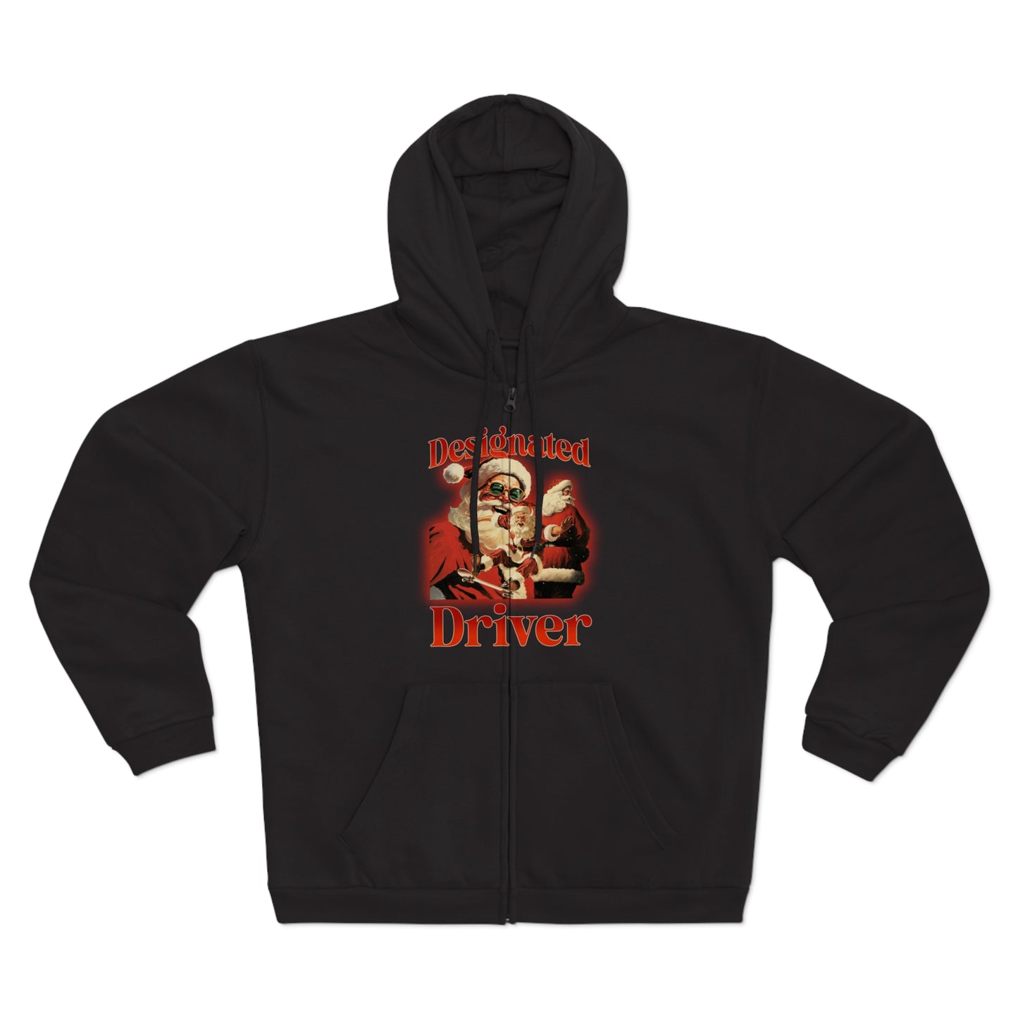 Designated Driver (Santa) Zip Hoodie