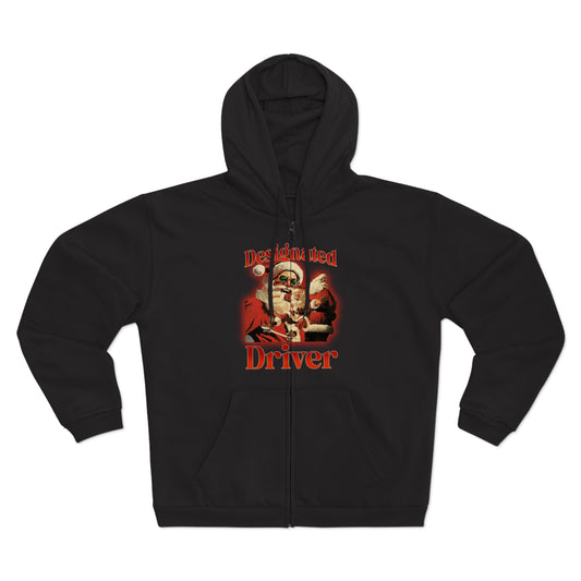 Designated Driver (Santa) Zip Hoodie