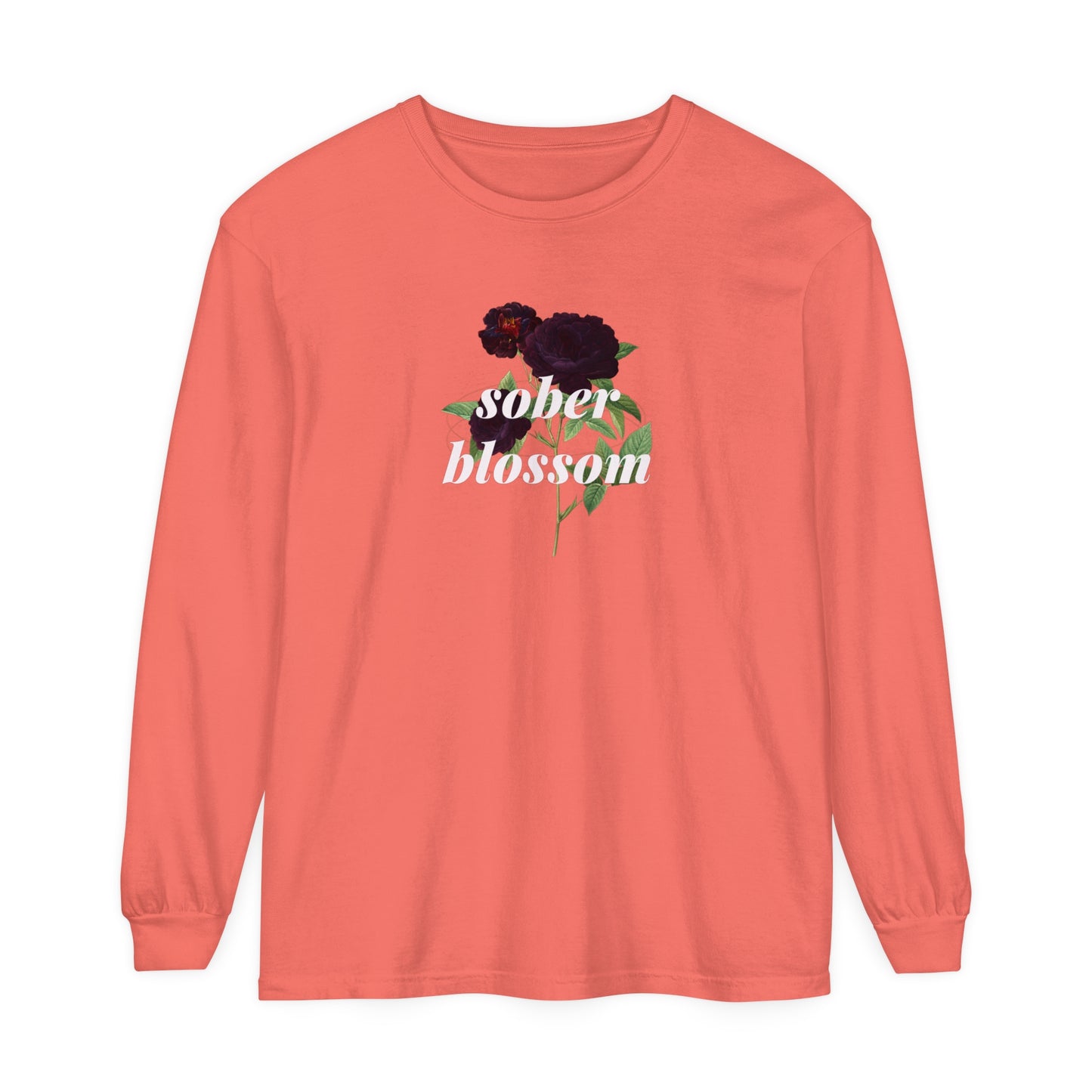 Sober Blossom Long Sleeve T-Shirt