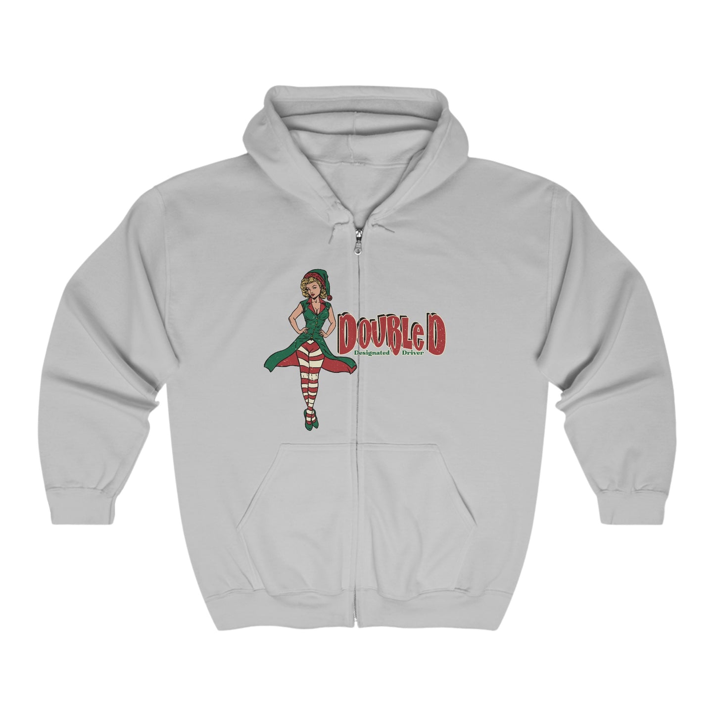 Double D Zip Hooded Sweatshirt