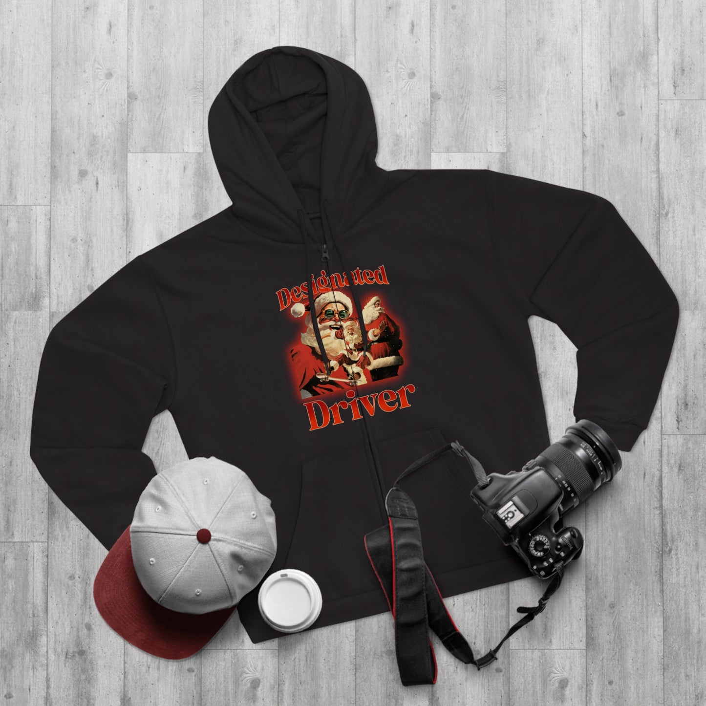 Designated Driver (Santa) Zip Hoodie