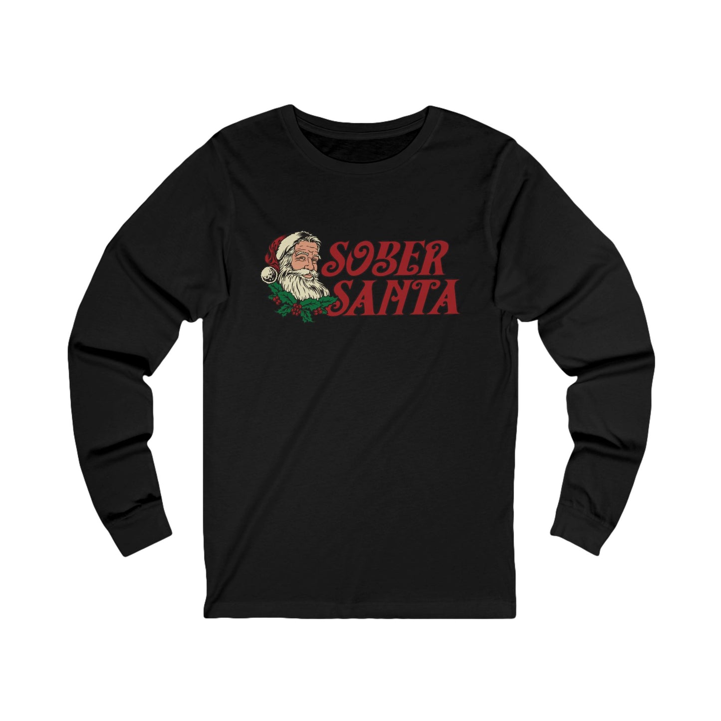 Sober Santa Long Sleeve Tee