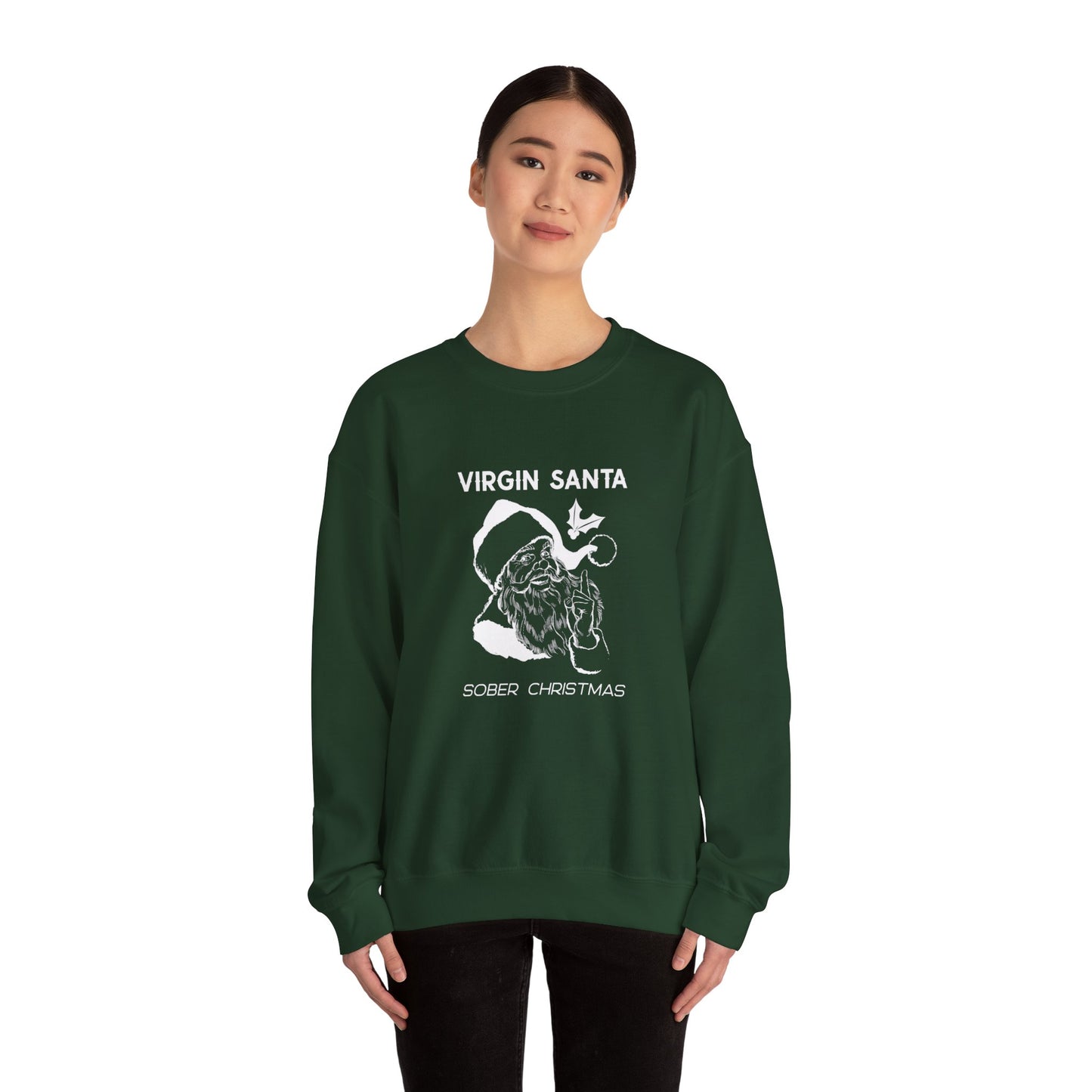 Virgin Santa Christmas Sweatshirt