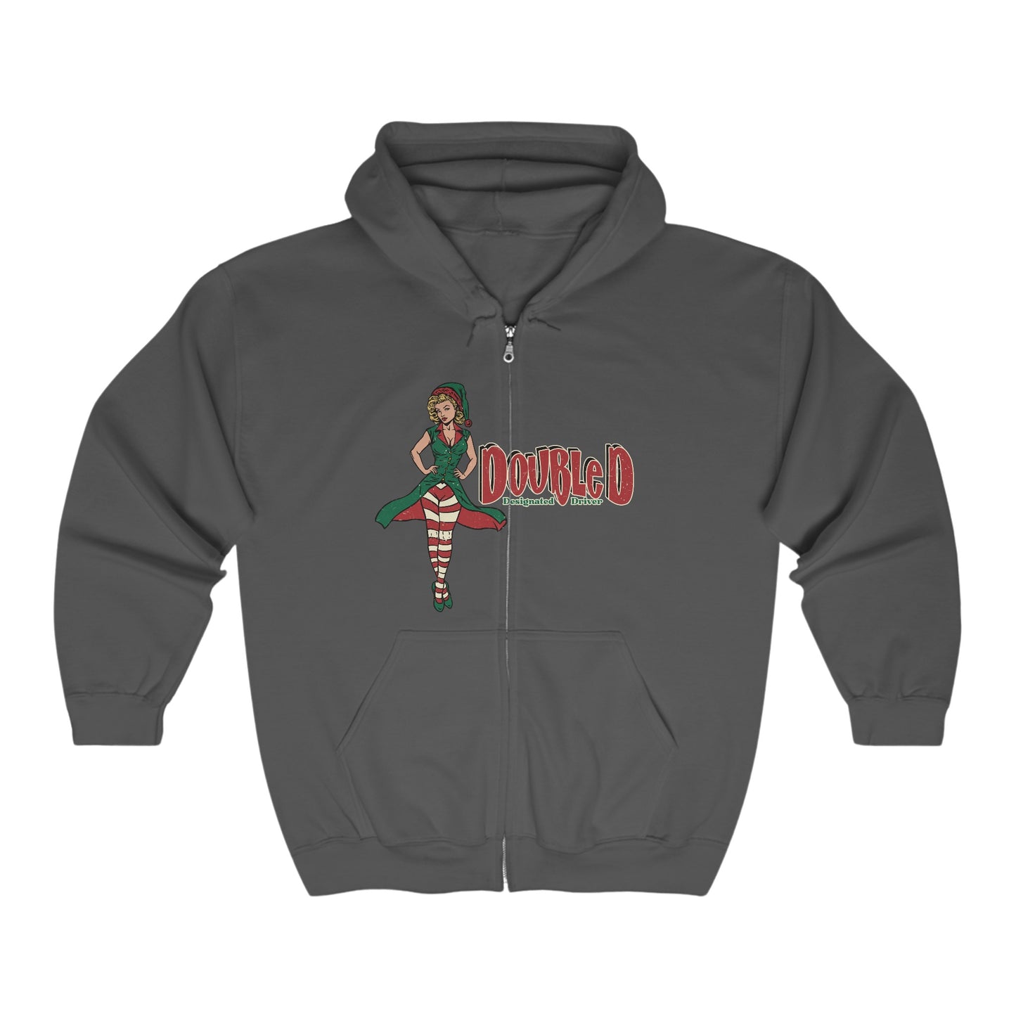 Double D Zip Hooded Sweatshirt