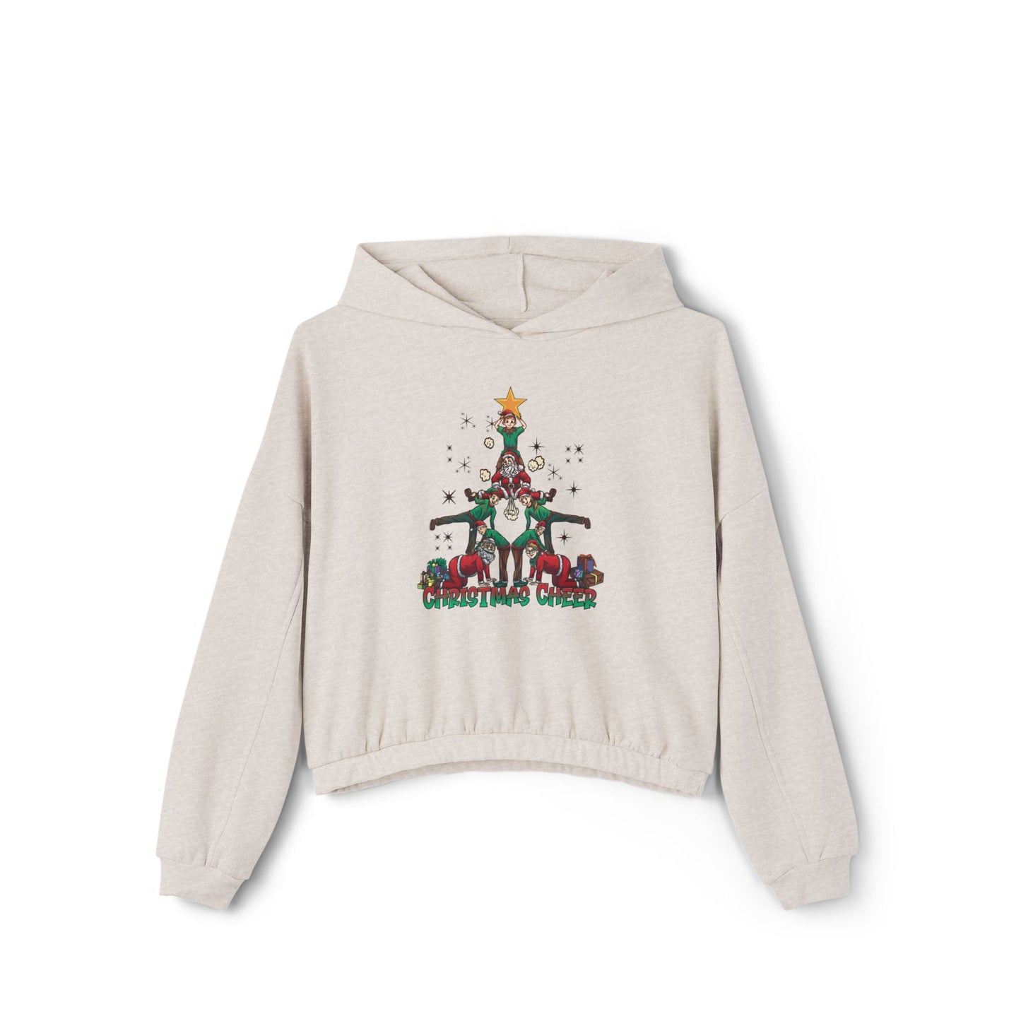 Christmas Cheer Cinched Bottom Hoodie