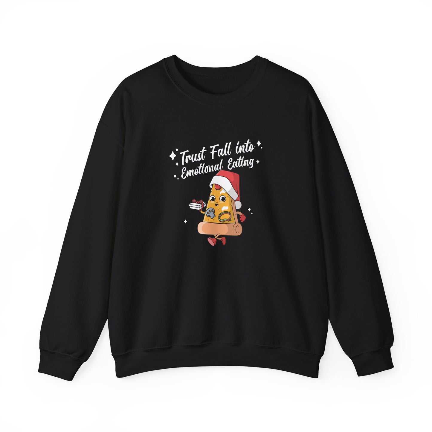 Trust Fall Emotional Eating Christmas Sweatshirt