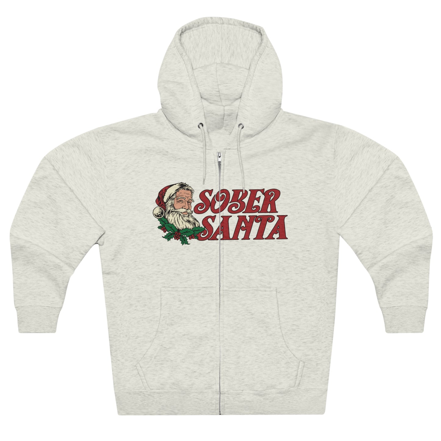 Sober Santa Zip Hoodie