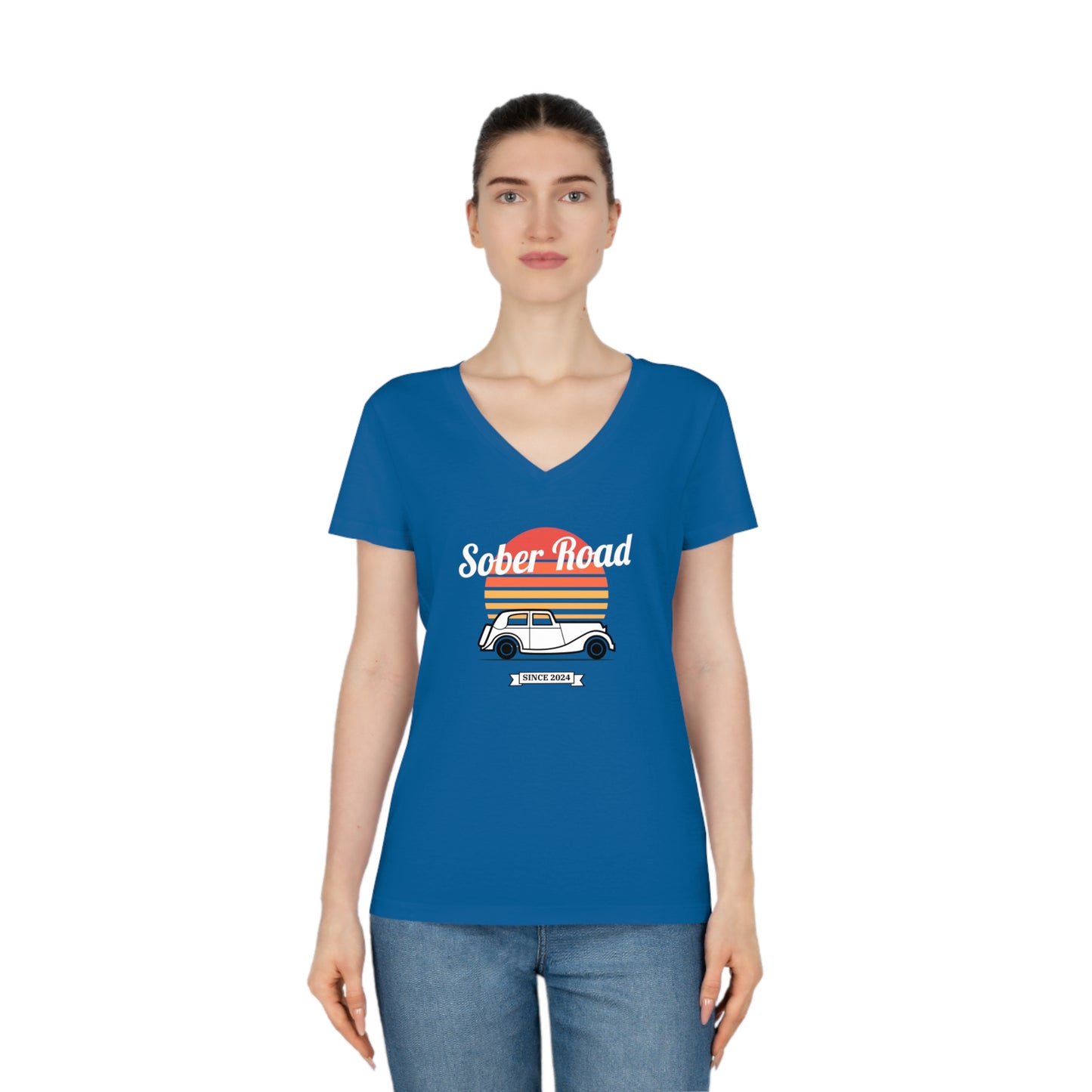 Sober Road V-Neck T-Shirt