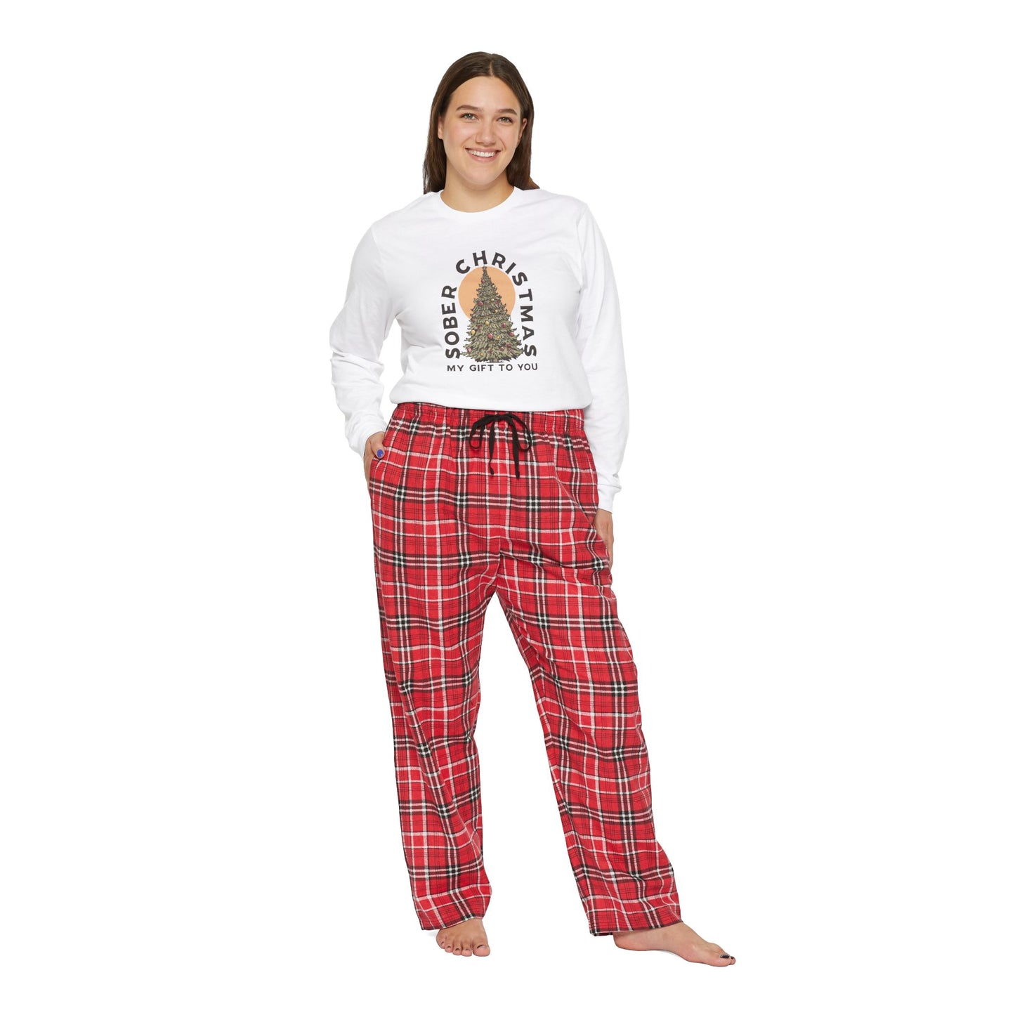 Sober Christmas Women's Long Sleeve Pajama Set