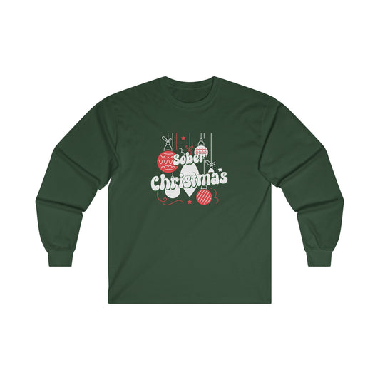 Sober Christmas Long Sleeve Tee