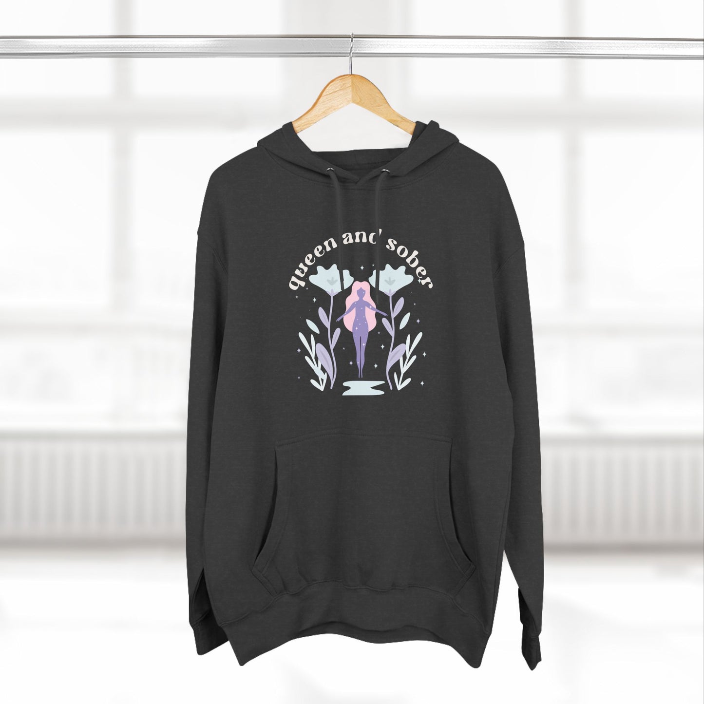 Queen and Sober Fleece Hoodie