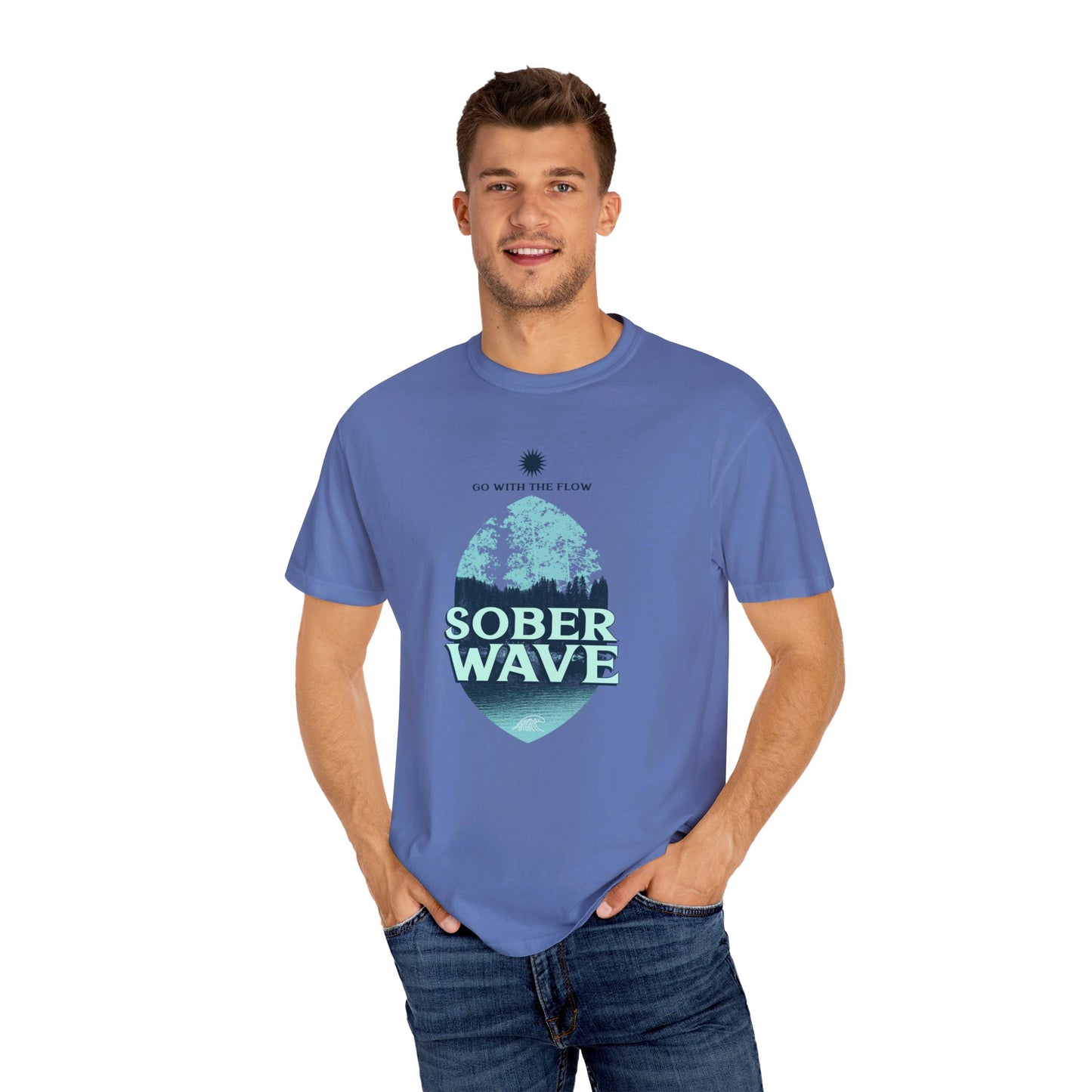 Go with the Flow Sober Wave T-shirt