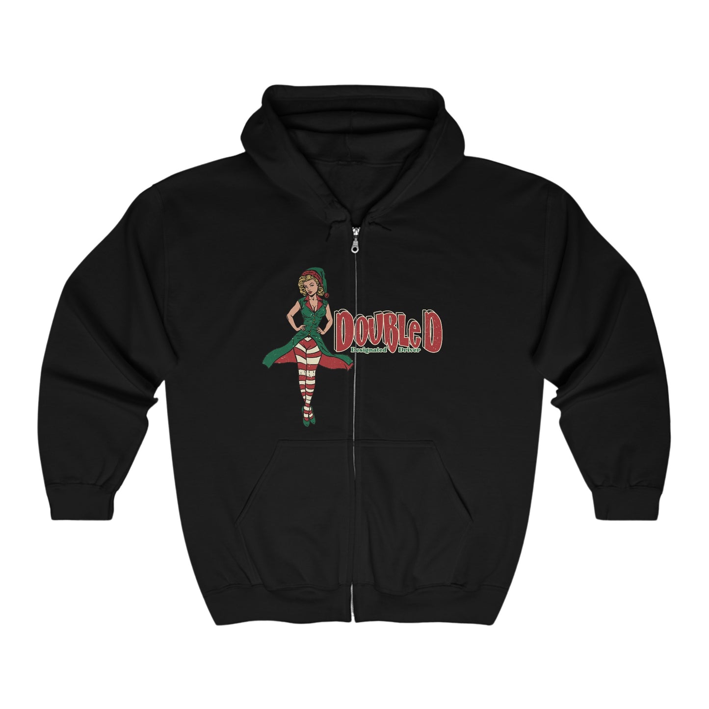 Double D Zip Hooded Sweatshirt