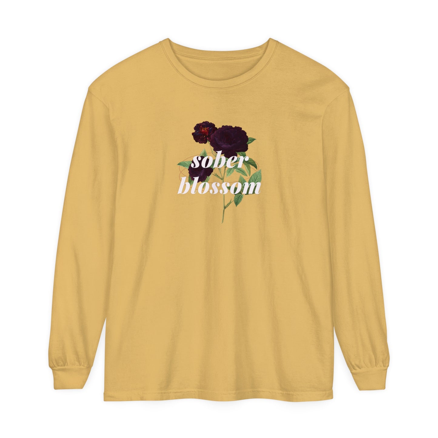 Sober Blossom Long Sleeve T-Shirt