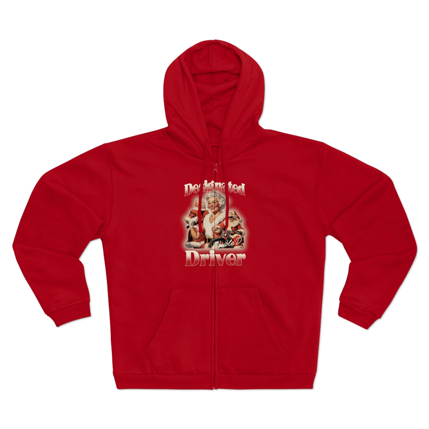 Designated Driver (Sexy Mrs. Claus) Zip Hoodie