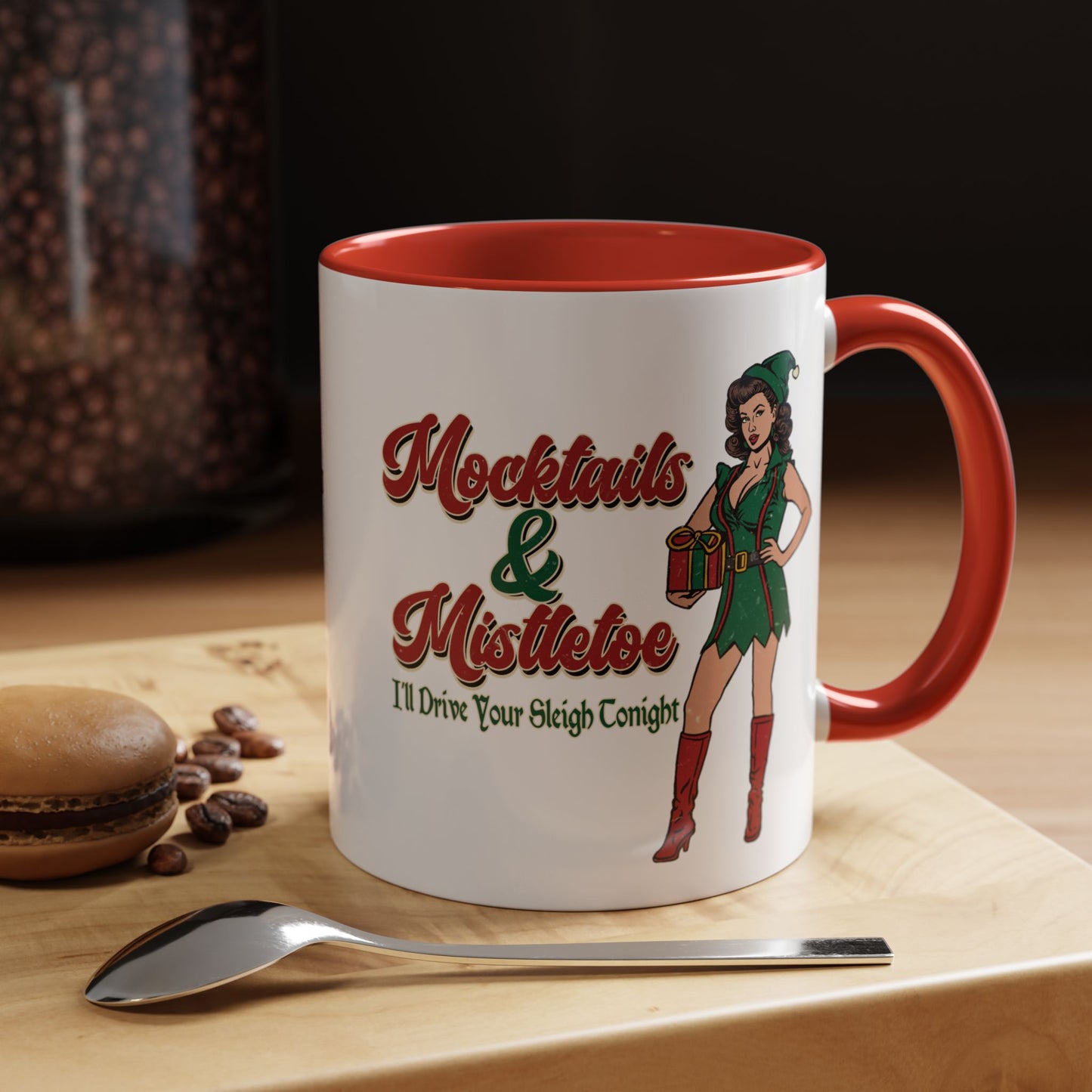 Sexy Elf Christmas Coffee Mug (11, 15oz)