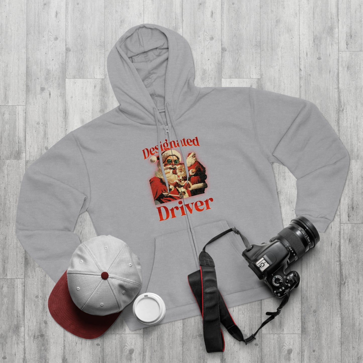 Designated Driver (Santa) Zip Hoodie