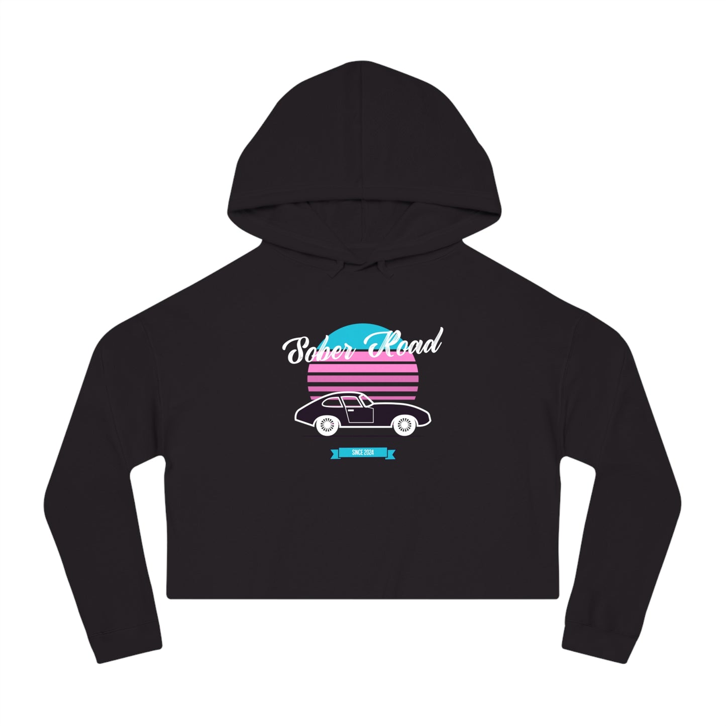 Sober Road Cropped Hooded Sweatshirt